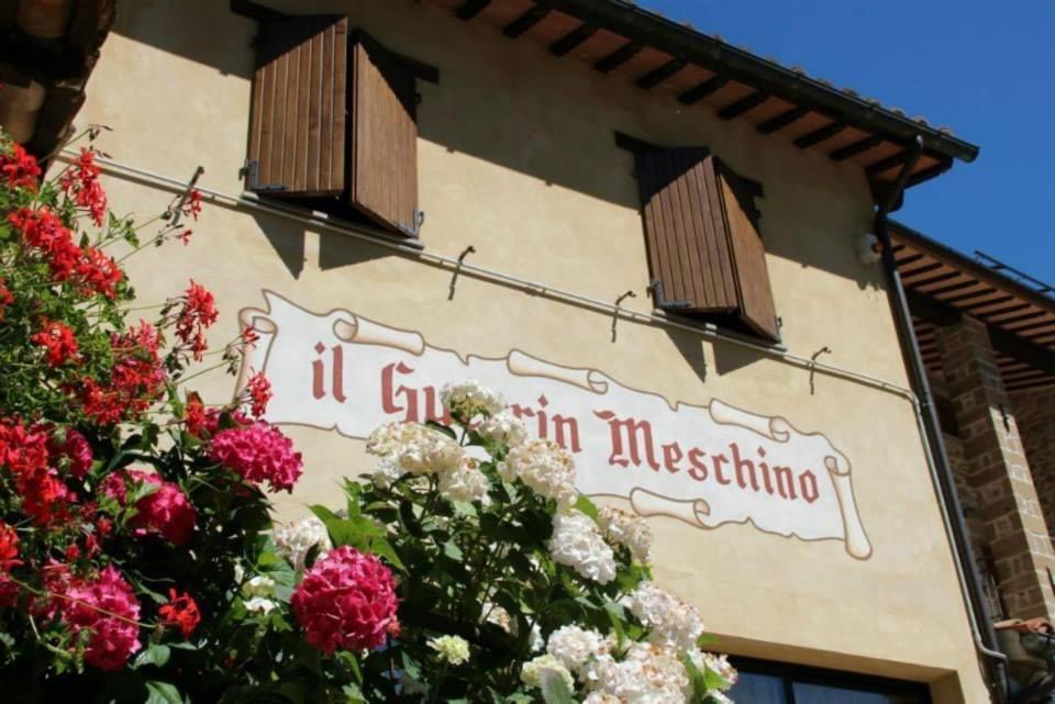 Guerrin Meschino Hotel Montemonaco Exterior foto